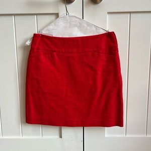 Red business skirt!